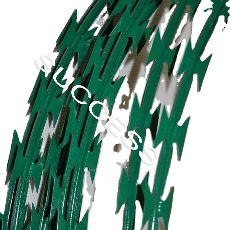 450mm 5kg coil diameter concertina razor barbed wire - 副本