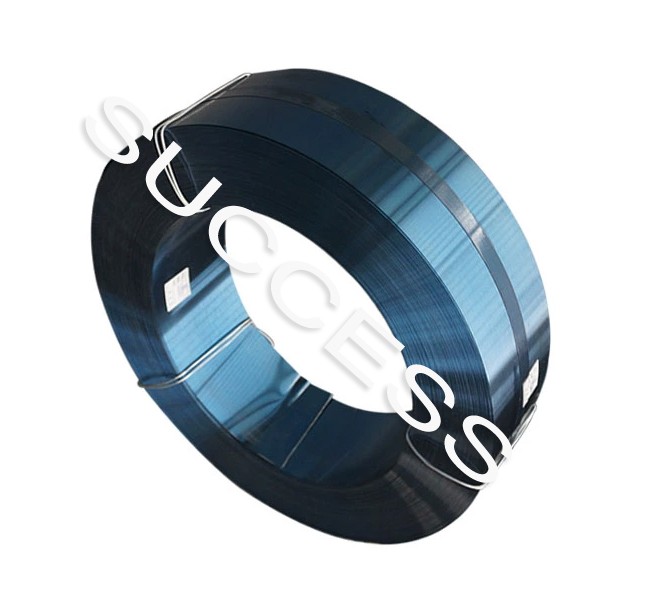 Bluing steel strips for packing and binding from banding strapping